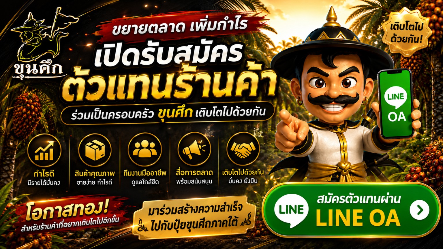 สมัครตัวแทนร้านค้าผ่านไลน์